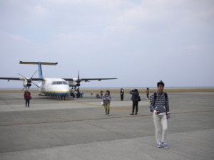 飛行機小っちゃかったー