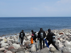 大瀬崎外海・柵下エントリー