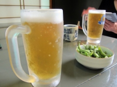 キンキンに冷えたビールが美味いんだーっ