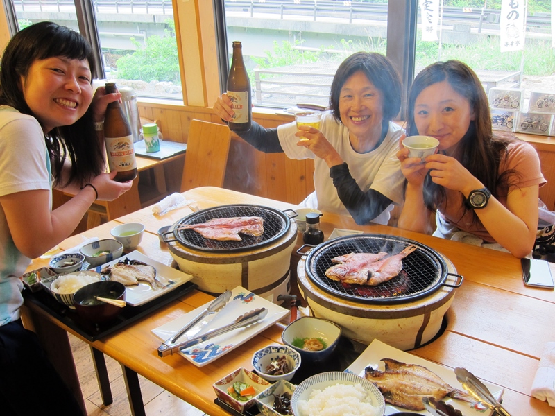 アフターダイブ＠西伊豆干物屋