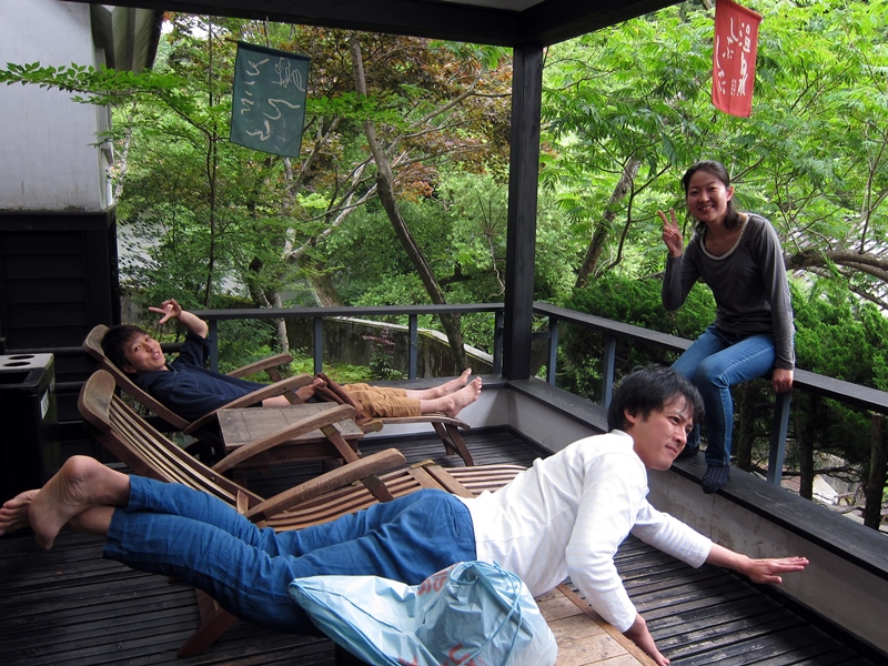 箱根温泉・天山にて。