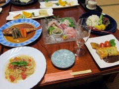 お夕飯＠戸田の民宿いおり