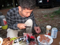 ＢＢＱ＠本栖湖