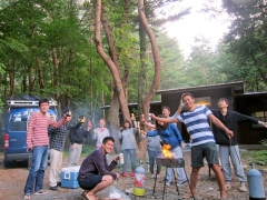 ＢＢＱ＠本栖湖