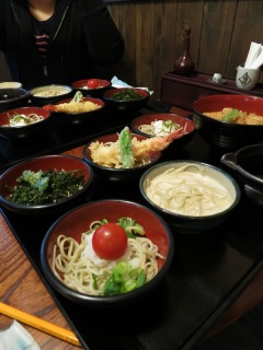 色んな味のお蕎麦