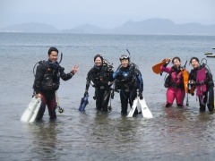 まさしチーム潜水完了！