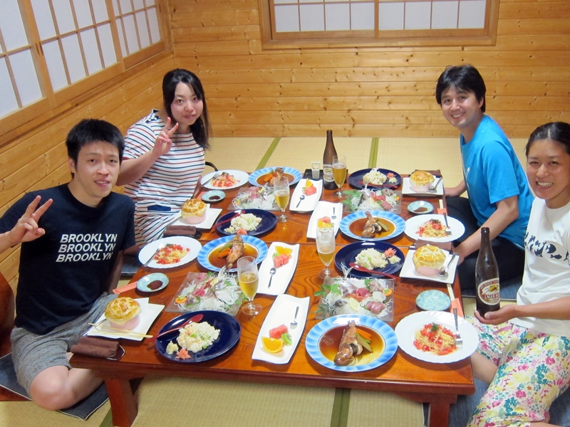 民宿いおりのご飯＠戸田