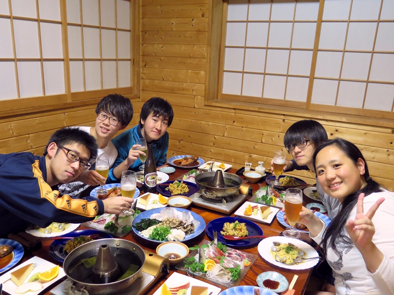 戸田民宿いおりのお夕飯