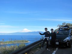 富士山冠雪＠大瀬崎ダイビングツアー