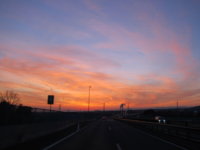 伊豆の夕焼け