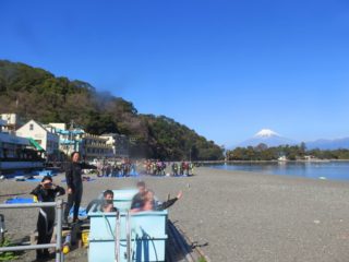 富士山をみながらお風呂