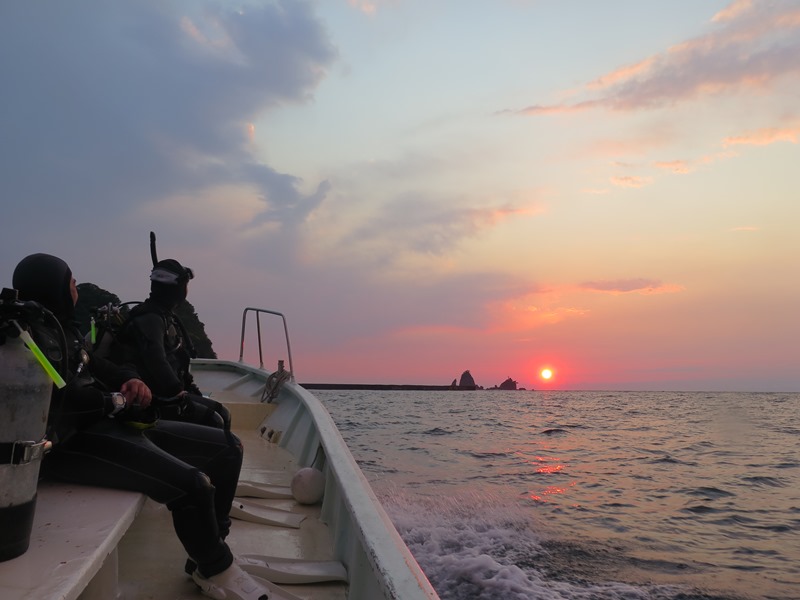 夕陽も最高