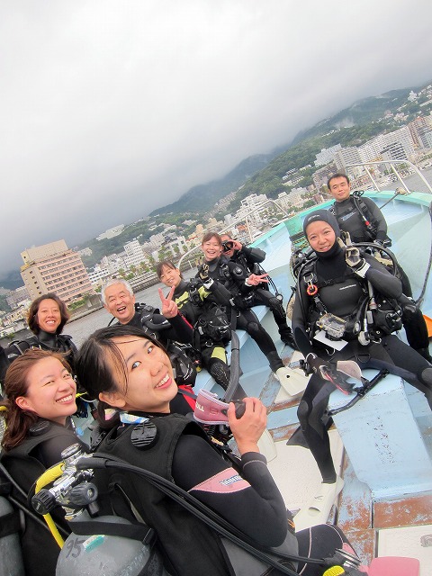 平日熱海ダイビングツアー