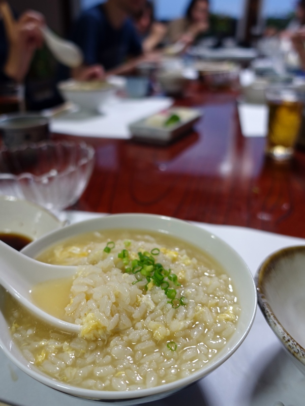 金目鯛の雑炊＠ダイビングランチ