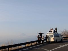 富士山と