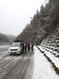 雪がすげー♪