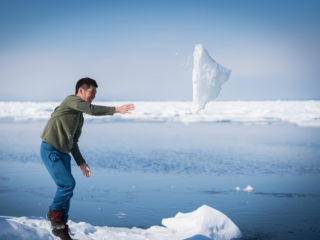 流氷投げー