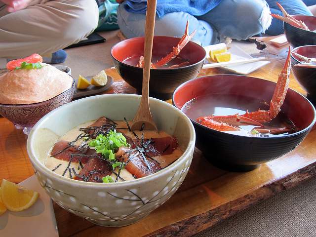 ダイビングランチ＠湯河原麦とろ童子