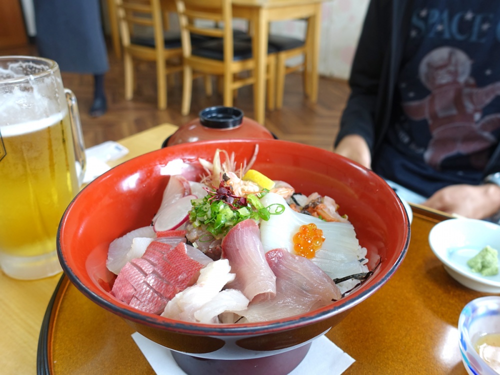 美味しいかった海鮮丼