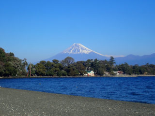 富士山きれだなー