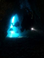 水中洞窟＃雲見ダイビングツアー