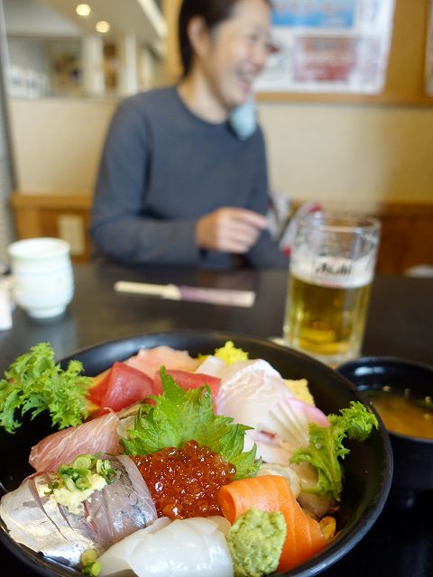 海鮮丼＃館山ランチ＃伝平