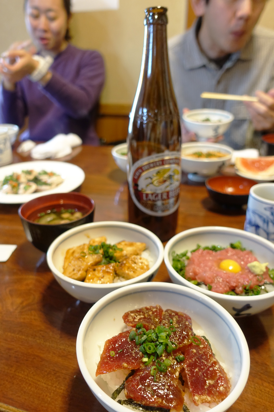 三崎のマグロ尽くし丼っ♪