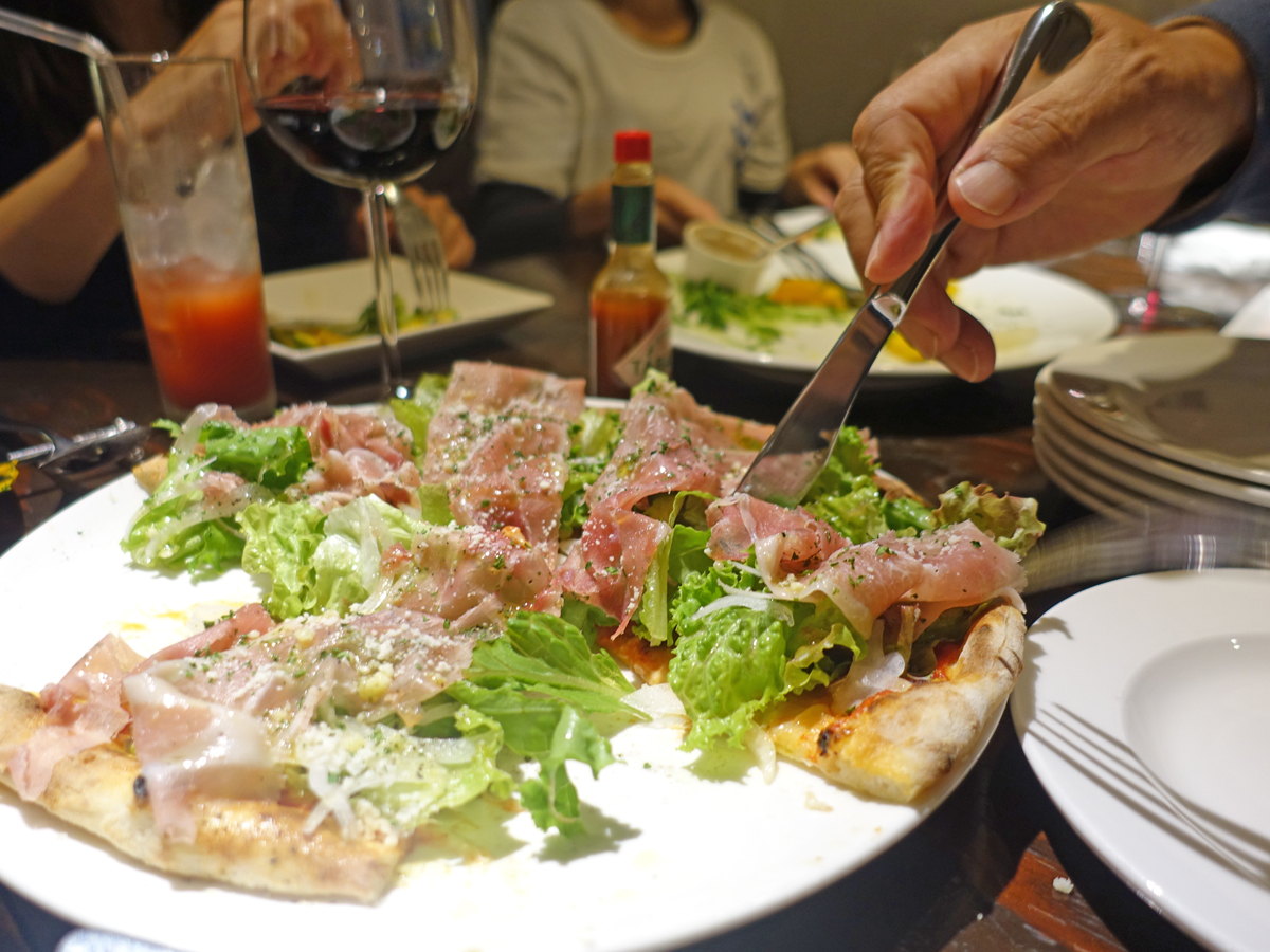 地元の食材イタリアン