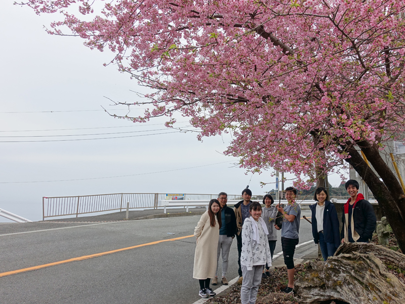 修学旅行の記念撮影