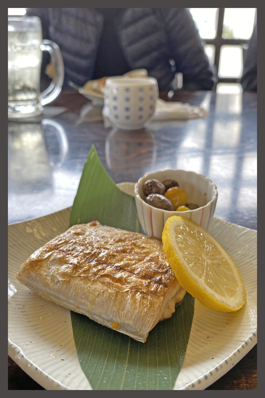 タチウオのを塩焼きで頂く