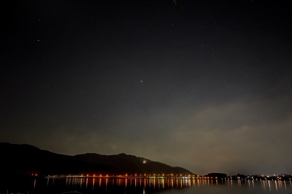 夜空も最高