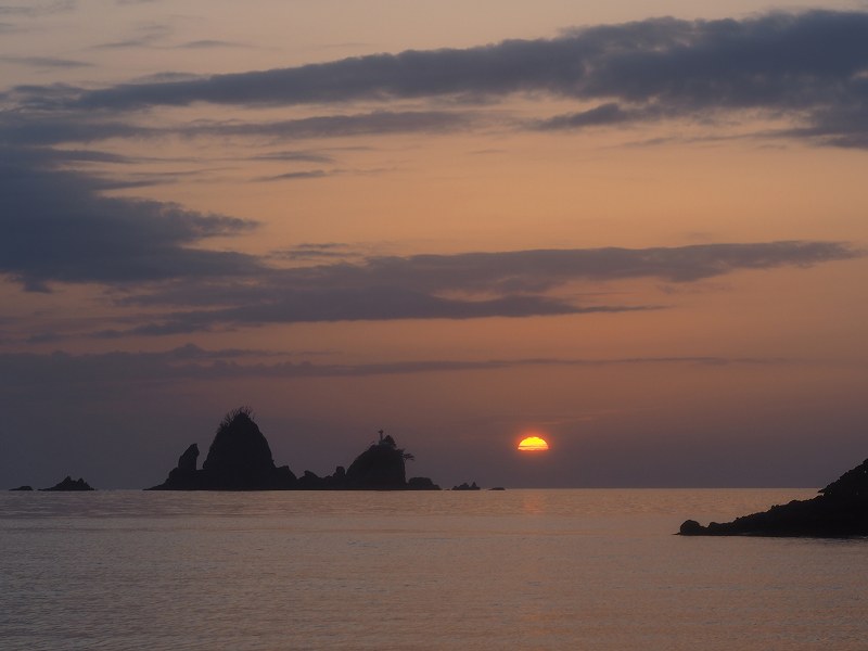 ナイト前の夕日