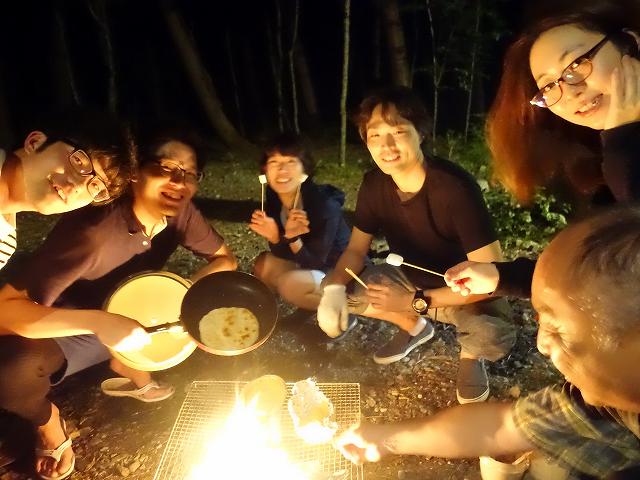 BBQ＠本栖湖ダイビングツアー