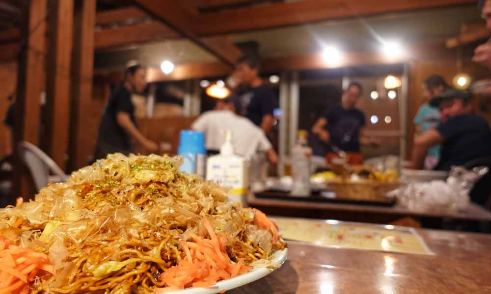 焼きそば＠BBQダイビングツアー