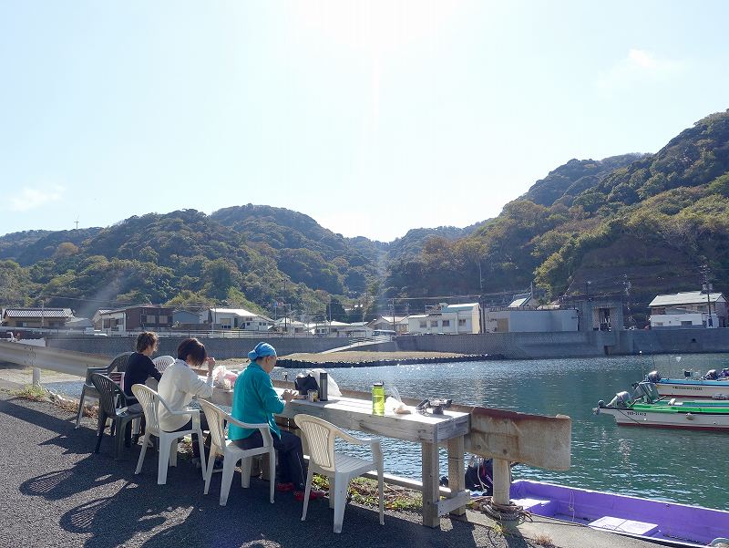 ランチ＠妻良ダイビングツアー