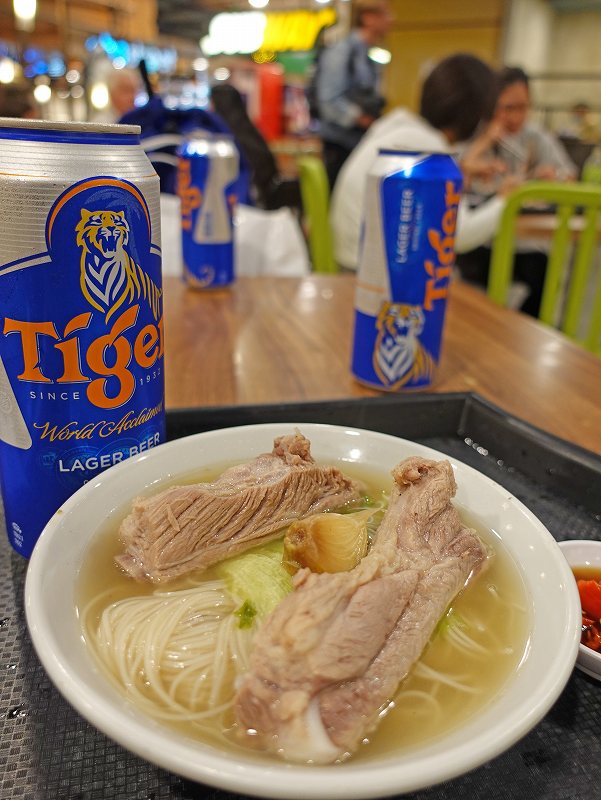 タイガービール＠チャンギ空港