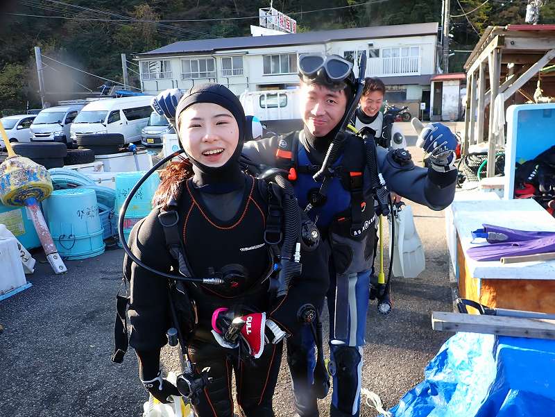 熱海ダイビングツアー＠一人参加