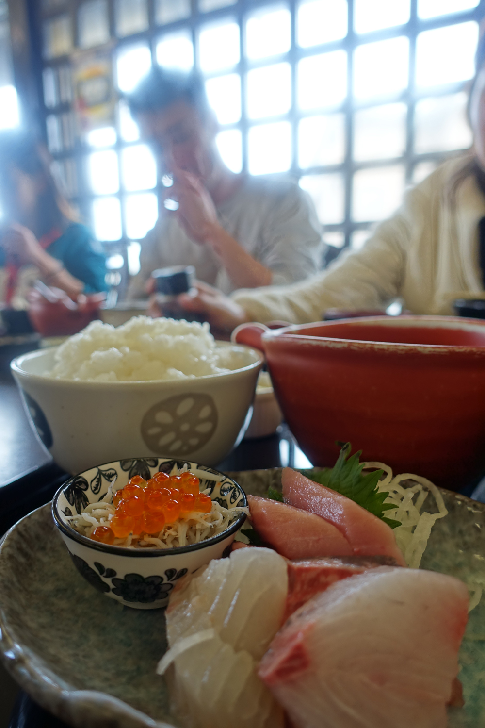 オススメの自然薯定食。