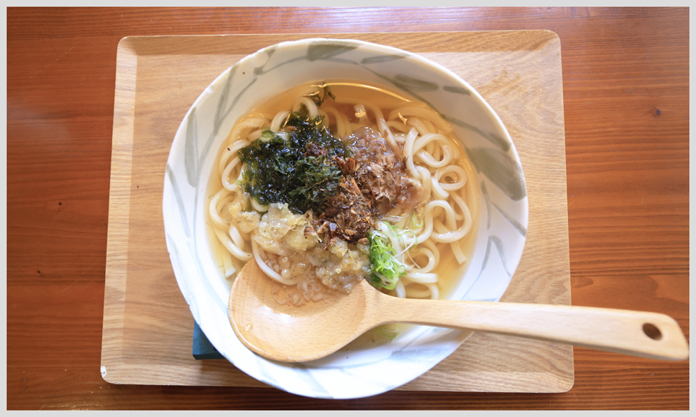 潮鰹うどん＠雲見ダイビングツアー