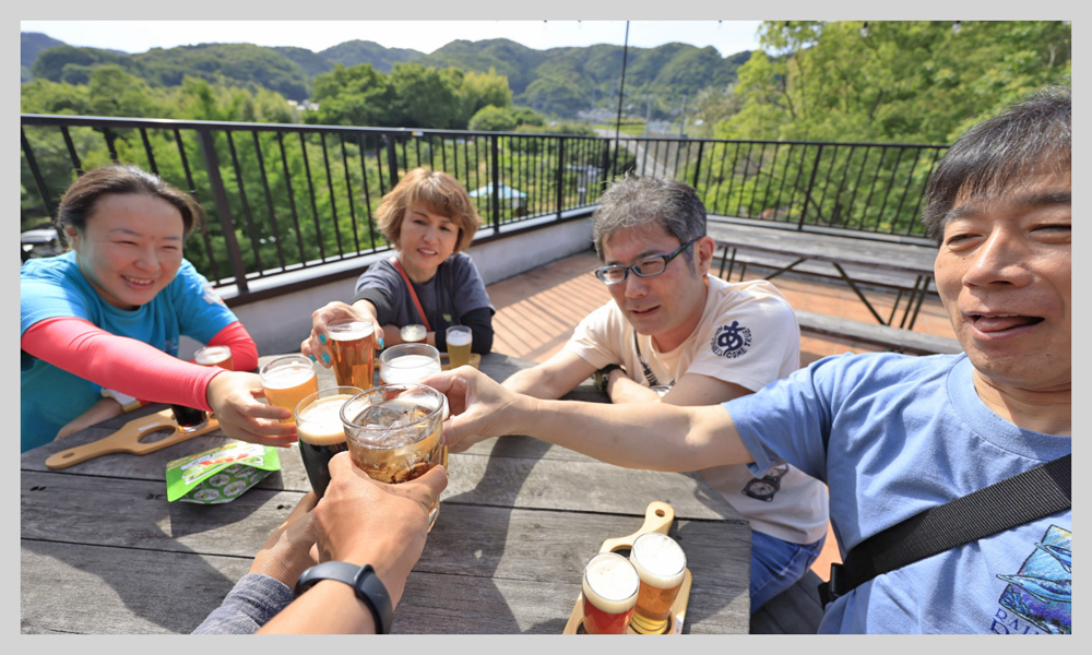 乾杯＠蛍ツアー