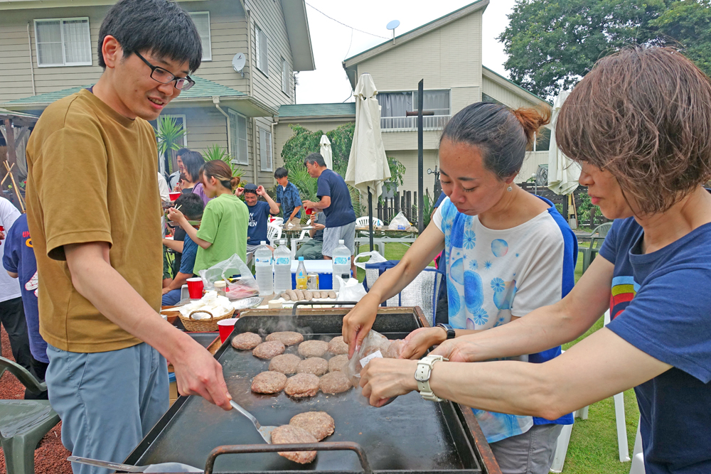 準備中＠BBQツアー