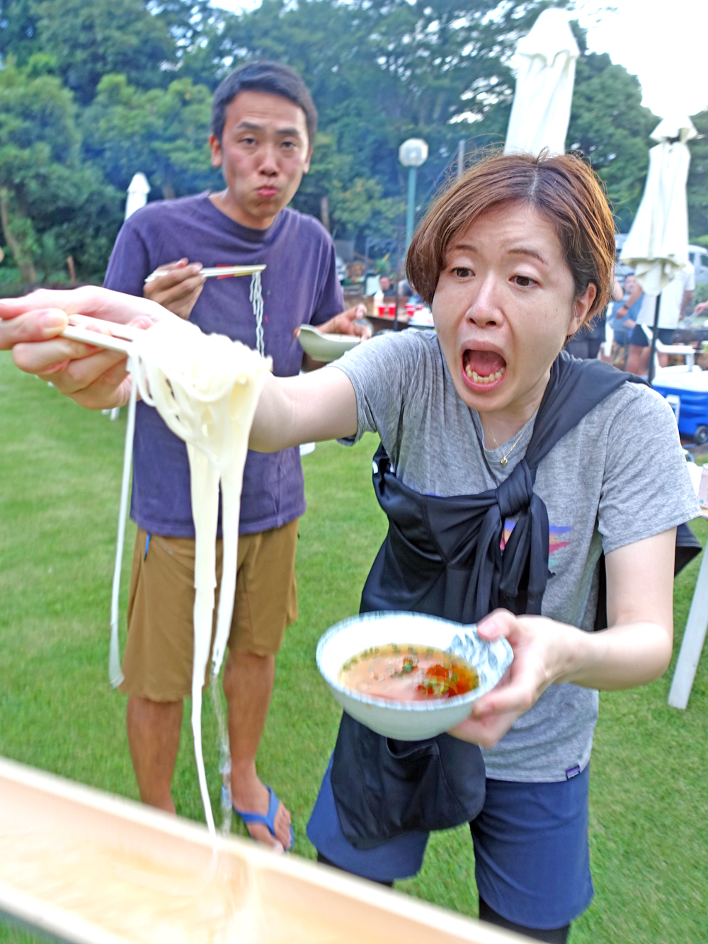 流しそうめん＠BBQツアー