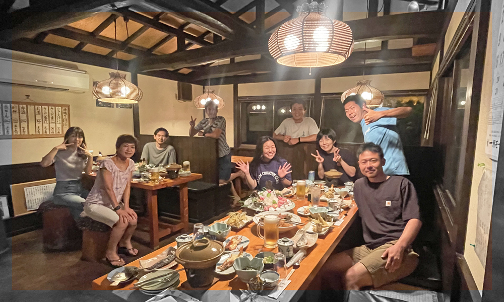 夕飯＠田子ダイビングツアー