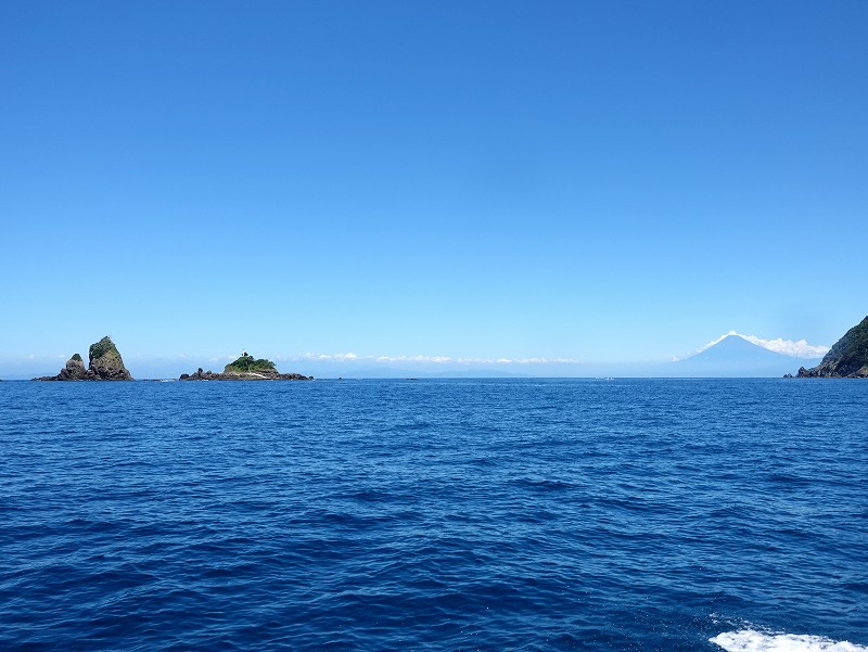 富士山と田子島