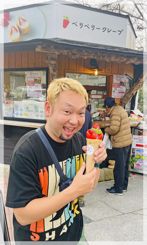 イチゴクレープ@井田ダイビングツアー