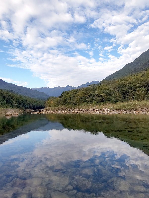 宮浦川＠屋久島ロッジ八重岳山荘