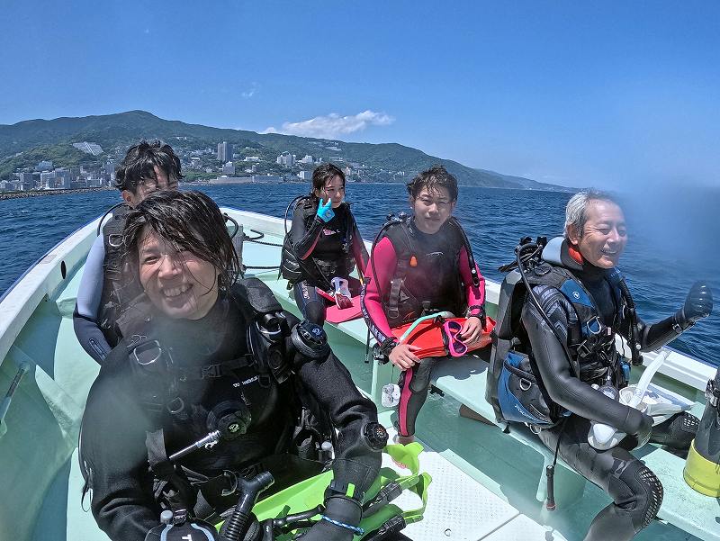 平日ツアー＠東京発日帰り熱海ダイビングツアー