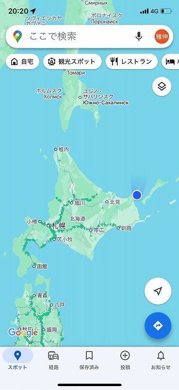 MAP@北海道知床羅臼ダイビングツアー