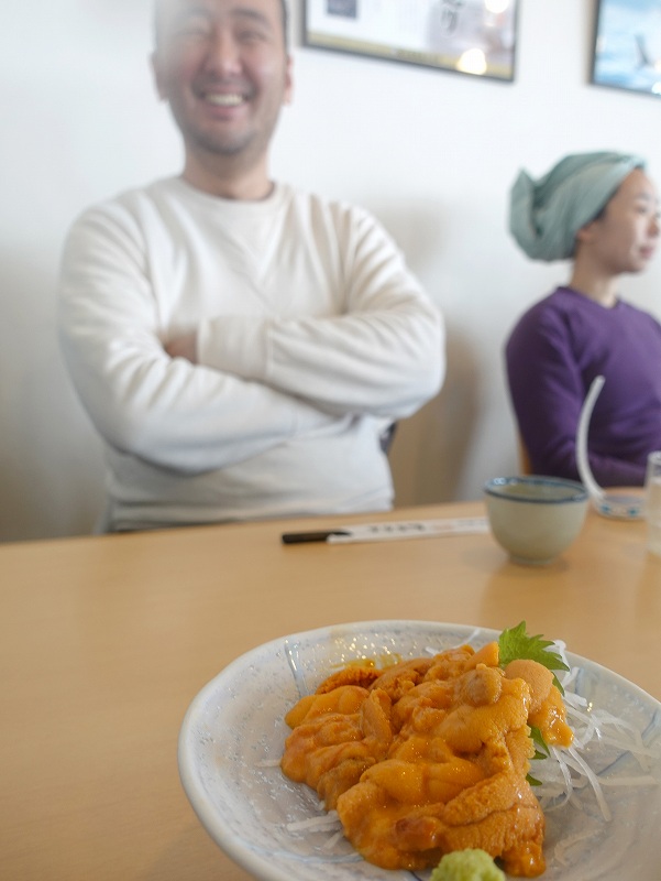 知床食堂バフンウニ@北海道羅臼ダイビングツアー