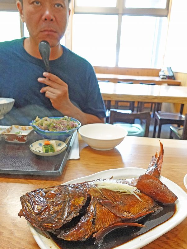 金目の煮つけ定食＠西伊豆海産亭ランチ